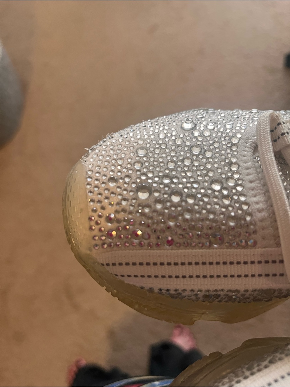 Steve Madden - White Crystal Sneakers - Picture 11 of 12